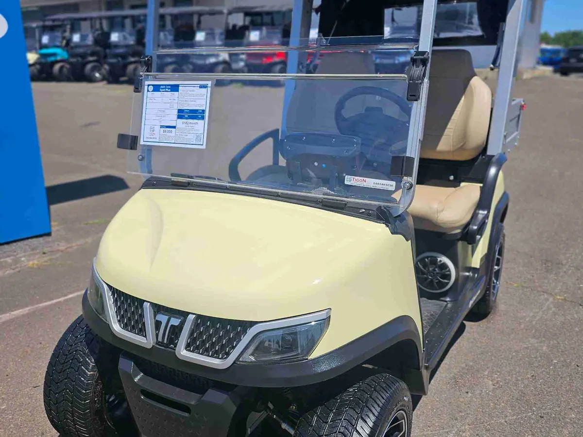 New beige electric 2025 Tara Spirit Plus golf cart for sale in Hatfield, PA