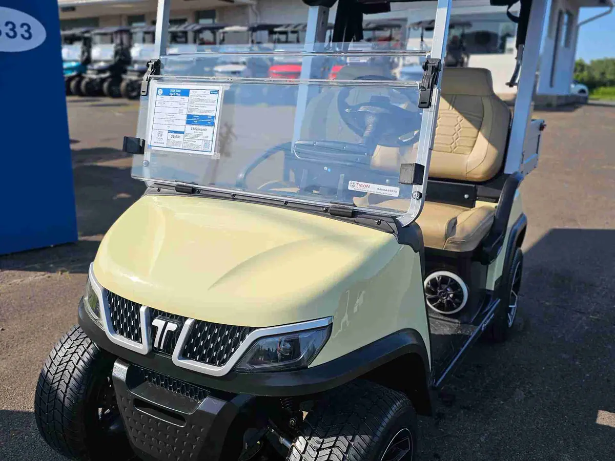 New beige electric 2025 Tara Spirit Plus golf cart for sale in Hatfield, PA