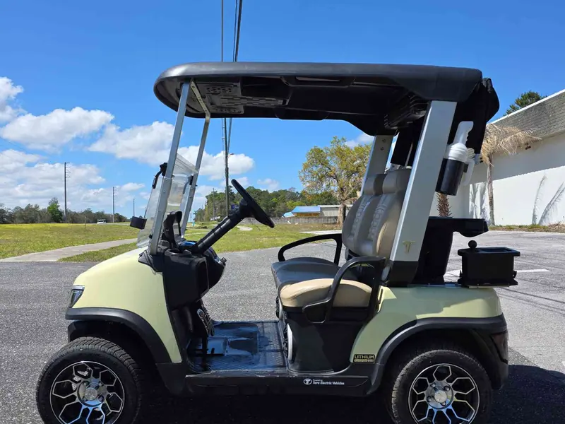New beige electric 2025 Tara Spirit Plus golf cart for sale in Lecanto, FL — photo 2