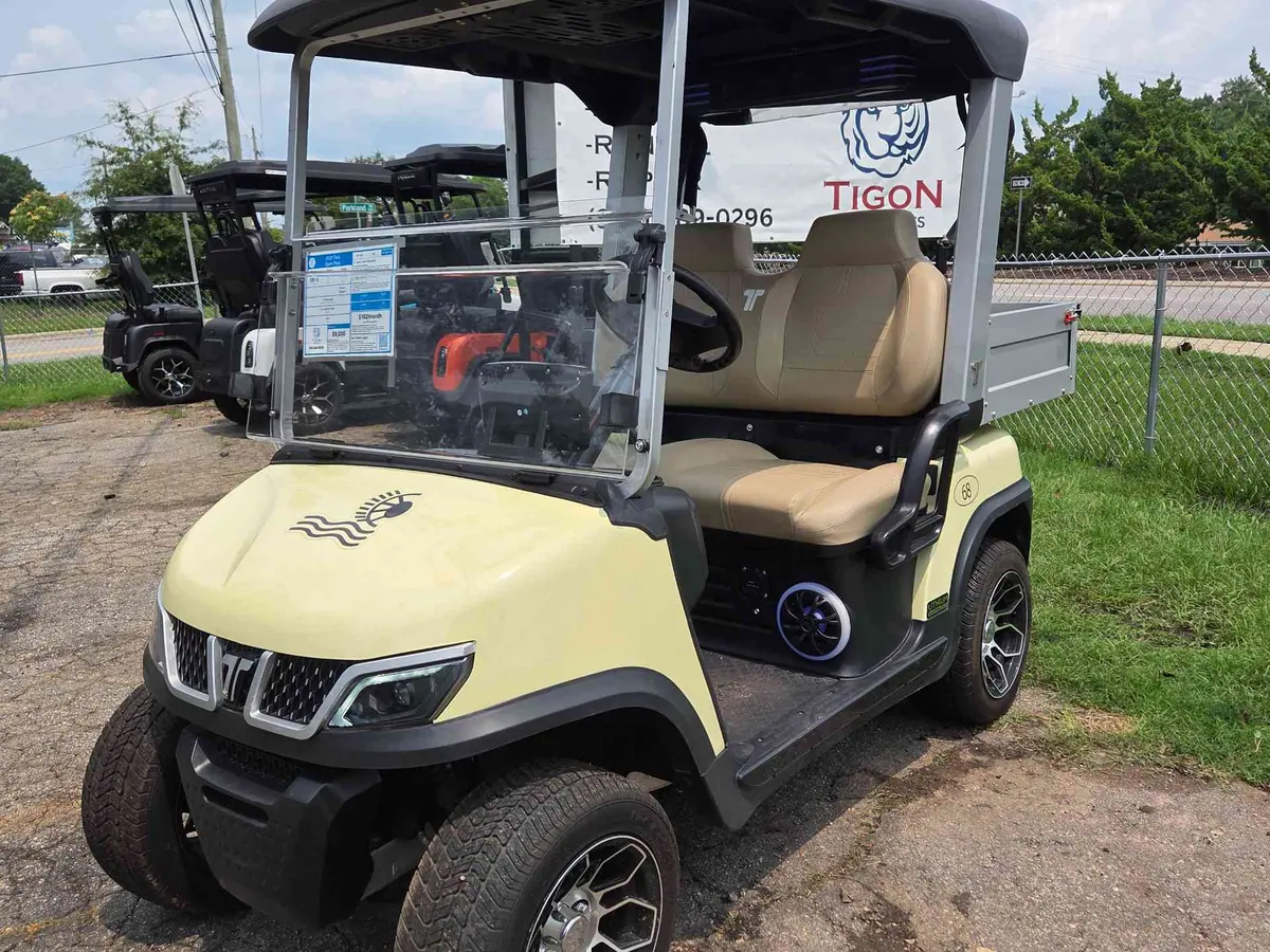 New beige electric 2025 Tara Spirit Plus golf cart for sale in Raleigh, NC