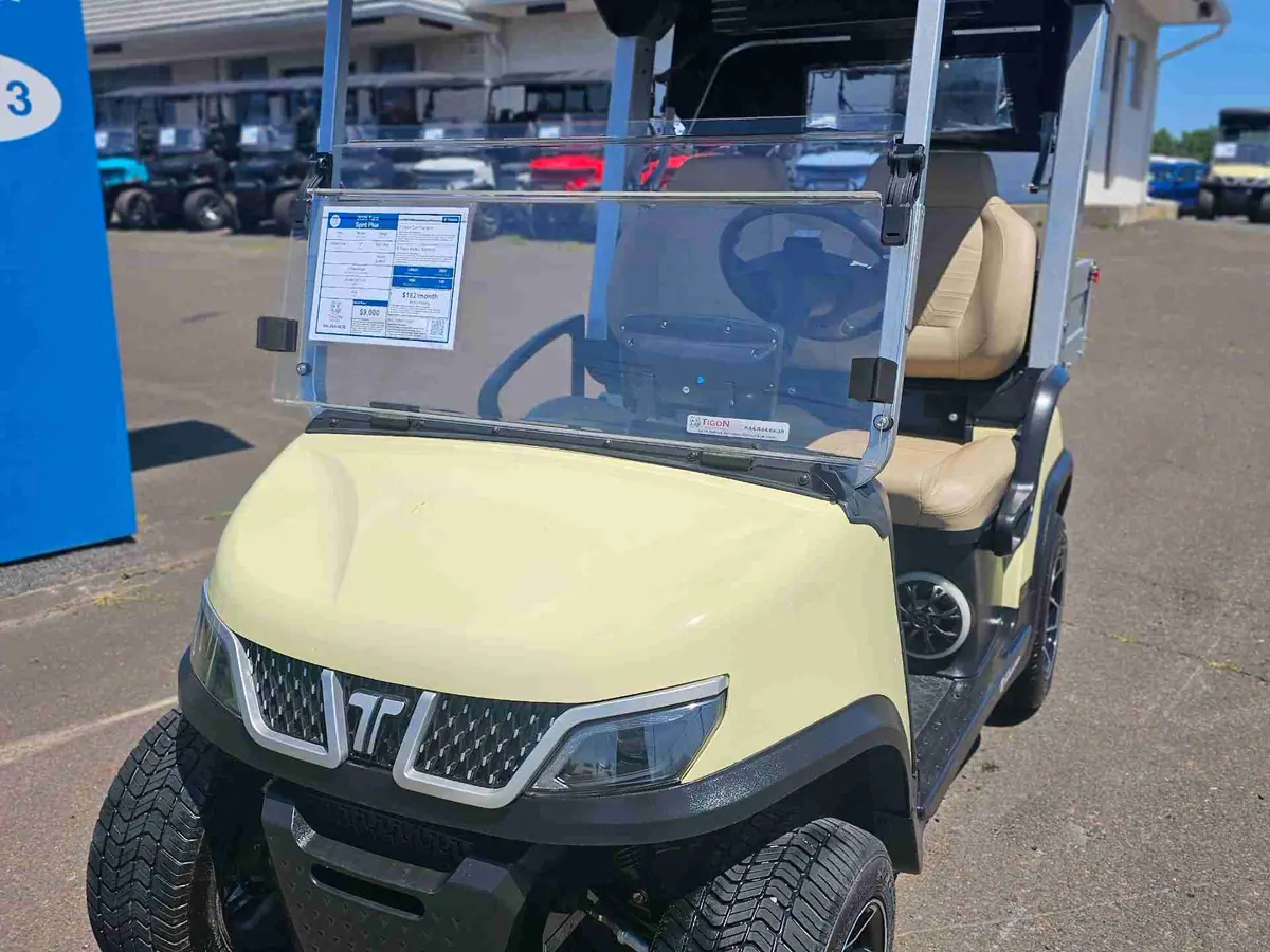 New beige electric 2025 Tara Spirit Plus golf cart for sale in South Bend, IN