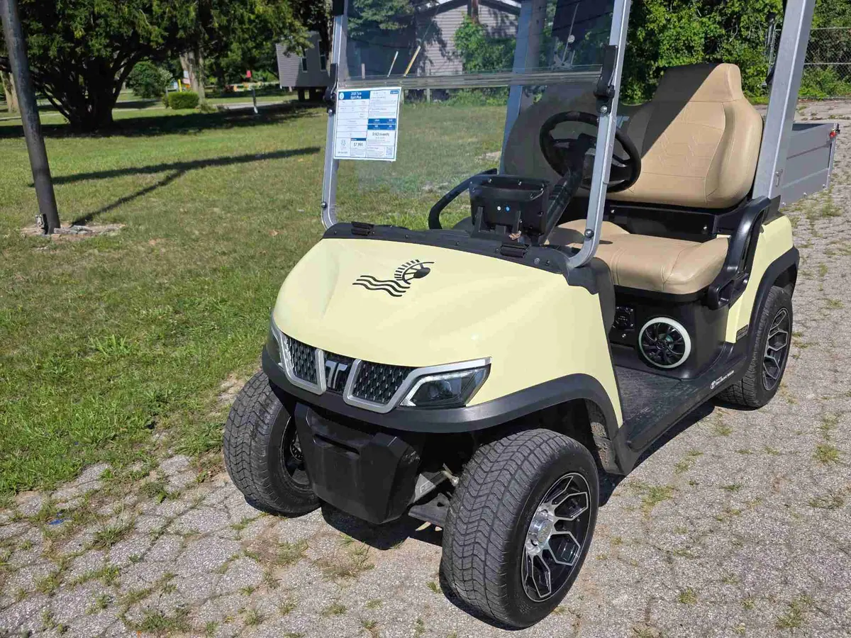 New beige electric 2025 Tara Spirit Plus golf cart for sale in Swanton, OH