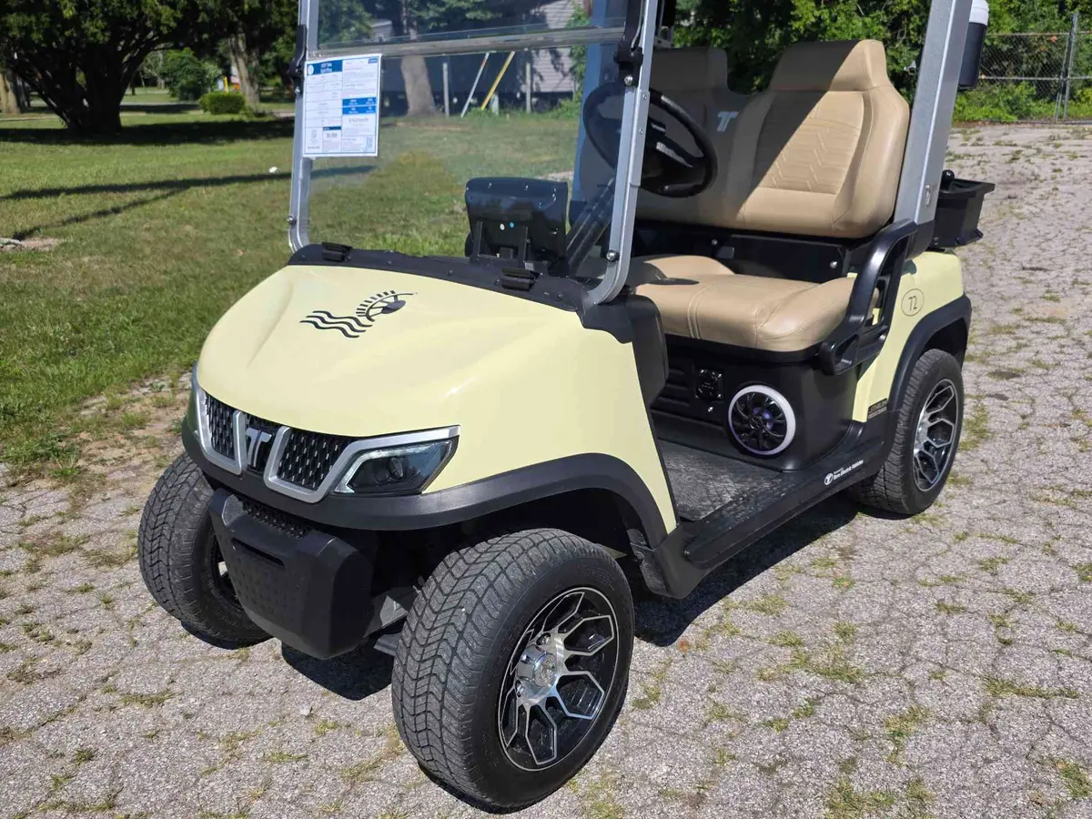 New beige electric 2025 Tara Spirit Plus golf cart for sale in Swanton, OH