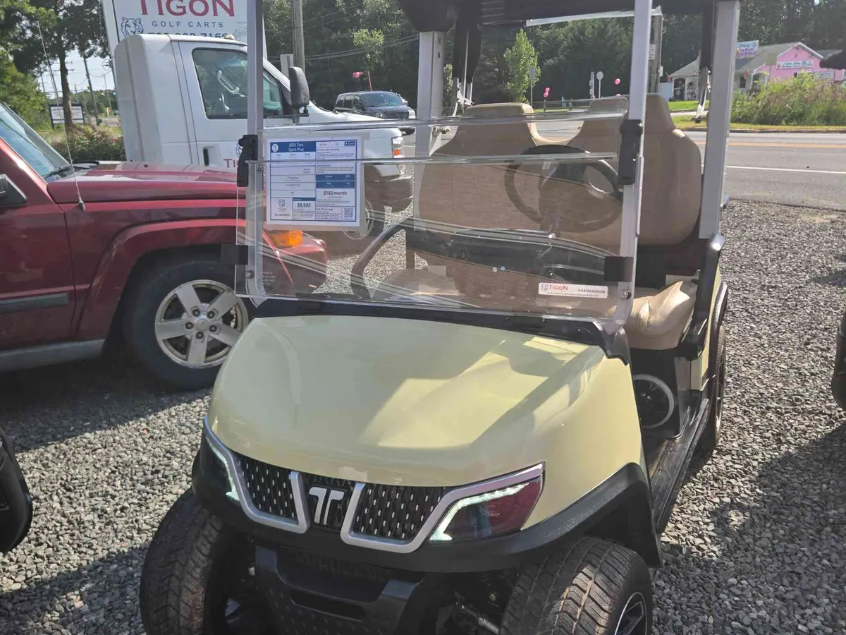 New beige electric 2025 Tara Spirit Plus golf cart for sale in Waretown, NJ