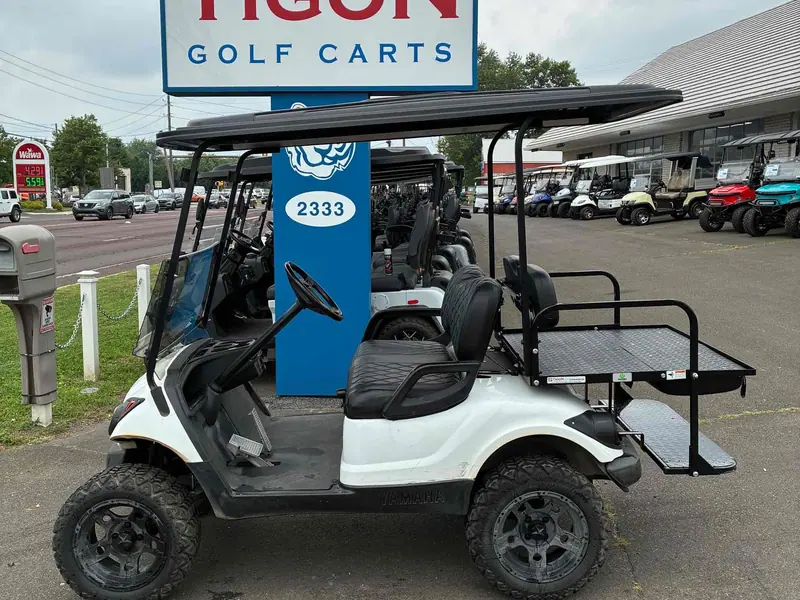 Used white gas 2013 Yamaha G29 lifted golf cart for sale in Dover, DE — photo 2