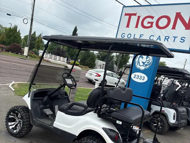 Used white gas 2013 Yamaha G29 lifted golf cart for sale in Dover, DE — photo 3