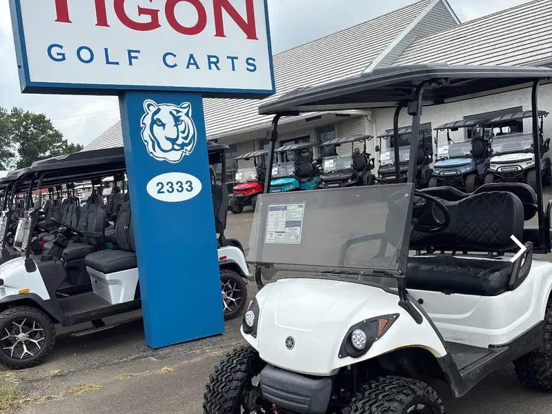 Used white gas 2013 Yamaha G29 lifted golf cart for sale in Dover, DE — photo 4