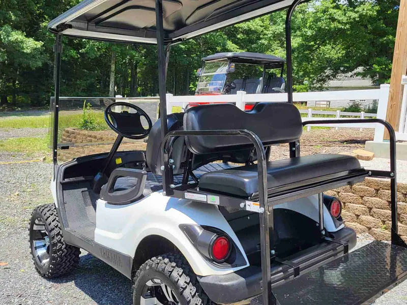 Used white gas 2013 Yamaha G29 lifted golf cart for sale in Long Pond, PA — photo 3